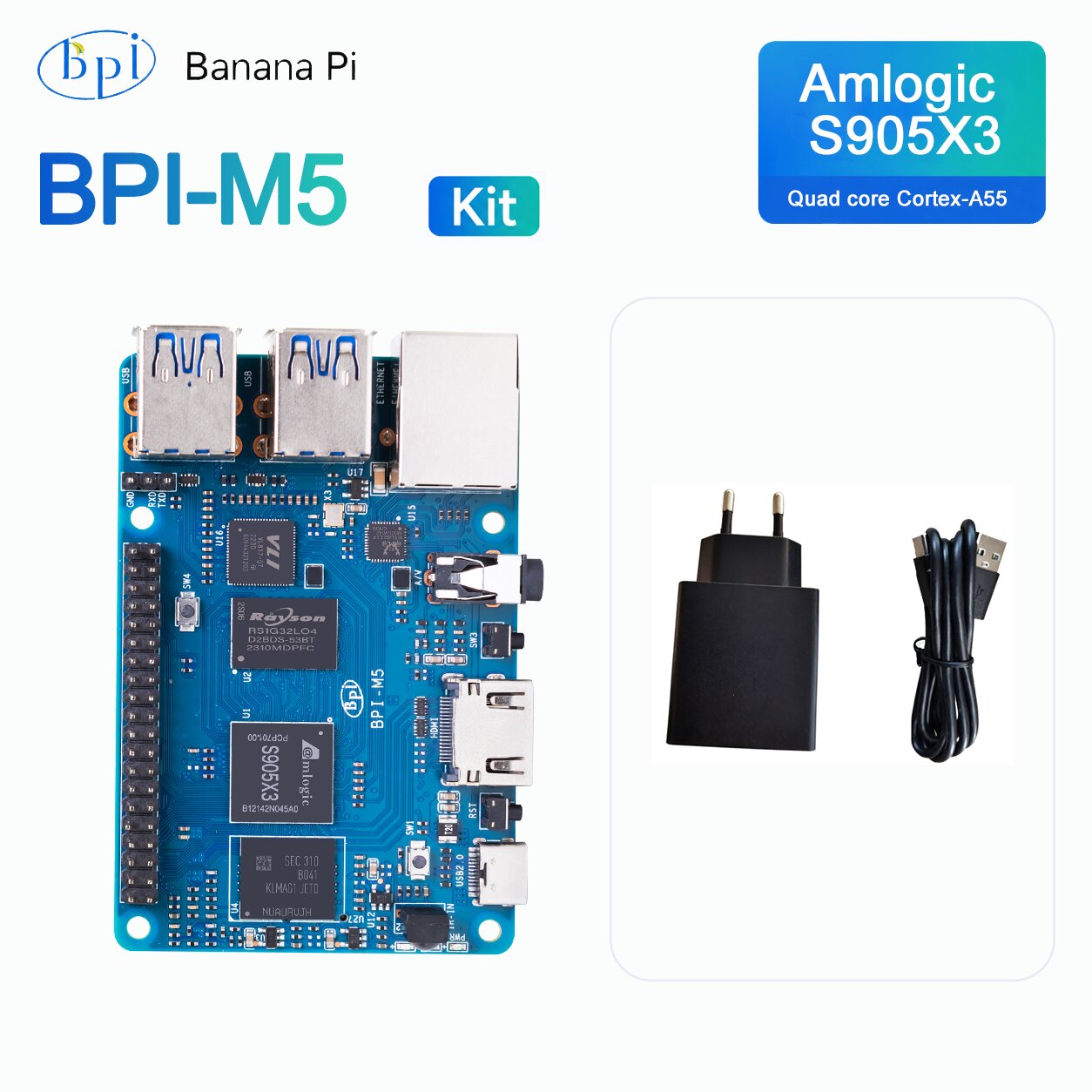 Banana Pi BPI-M5 Development B - Banana Pi Bpi-M5 ulasan dan harga