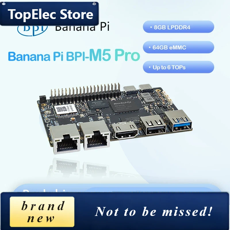 TopElec Banana Pi BPI-M5 Pro R - Banana Pi Bpi-M5 ulasan dan harga
