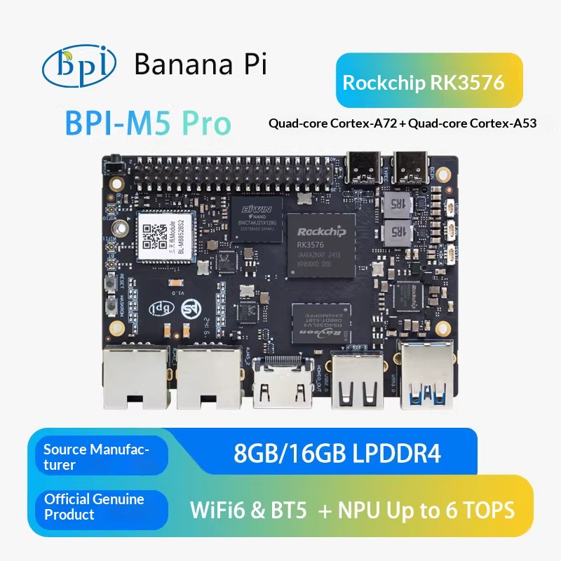 Banana Pi BPI-M5 Pro Rockchip  - Banana Pi Bpi-M5 ulasan dan harga