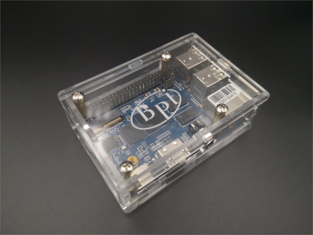 BPI M5 BPI M4 Acrylic case Ban - Banana Pi Bpi-M5 ulasan dan harga